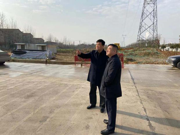 岳阳市发改委、城陵矶新港区社会发展部来我司项目调研