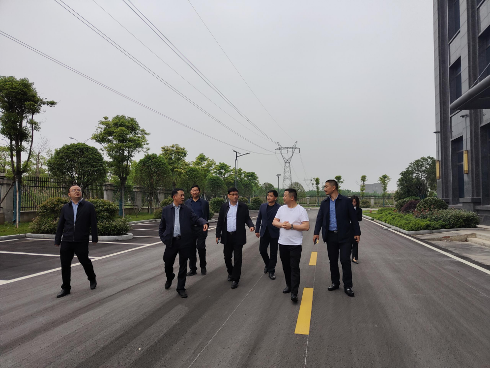 岳阳市城陵矶新港区党工委副书记、综保区管委会主任严菲一行莅临我公司指导工作